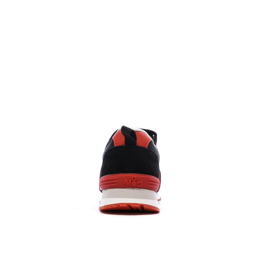Baskets Noir/Rouge Garçon MOD8 Snooklace 3