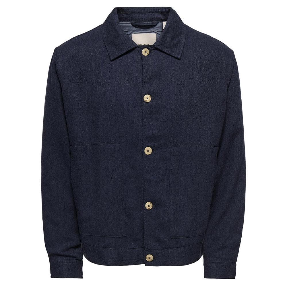 Veste Légère Marine Homme Only & Sons Structure 1