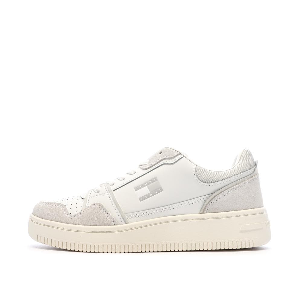 Baskets Blanches/Beiges Femme Tommy Hilfiger Retro 1