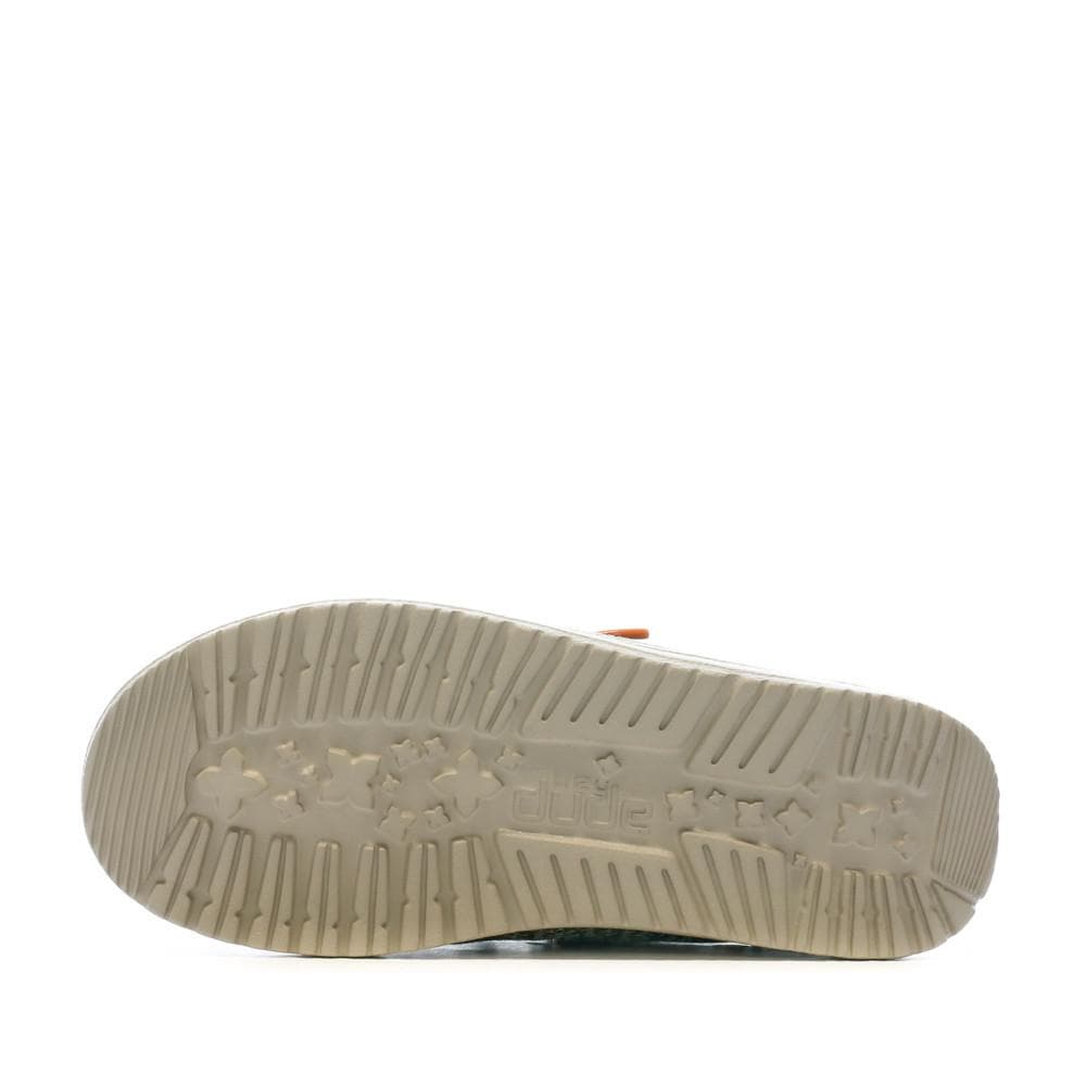 Chaussures Grises/Kaki Garçon Hey Dude Wally Youth 5