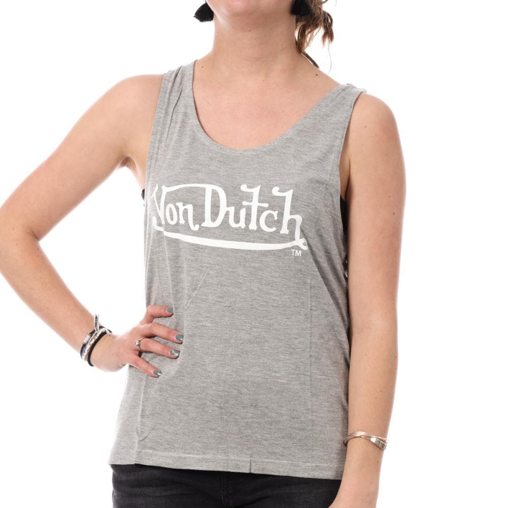 Débardeur Gris Femme Von Dutch Basic 1