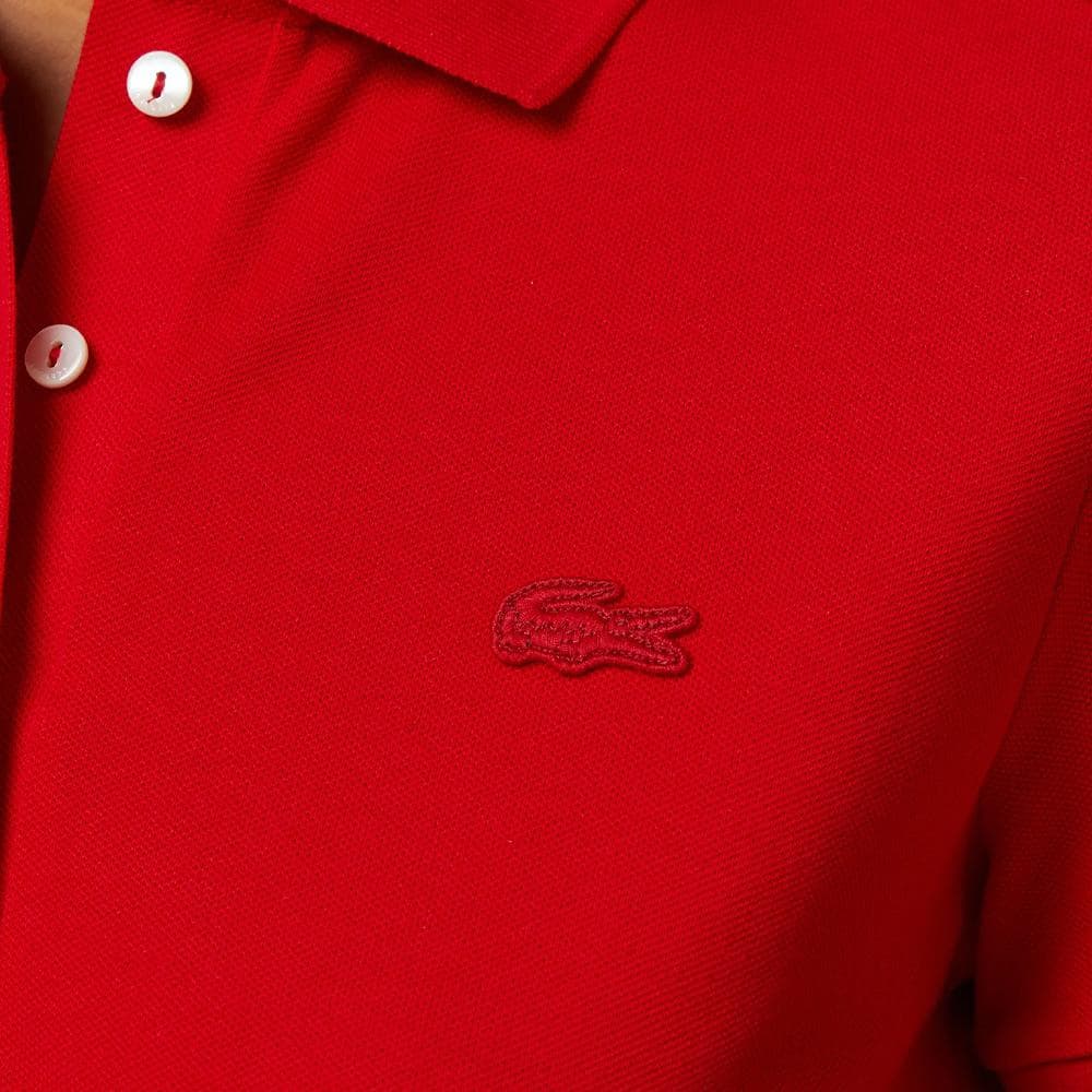 Polo Rouge Femme Lacoste PF5462 3
