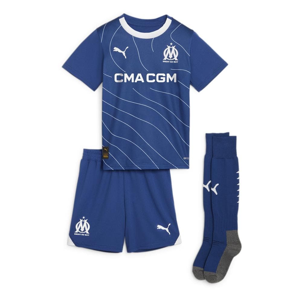 OM Mini-Kit Extérieur Bleu Garçon/Fille Puma 23/24 1