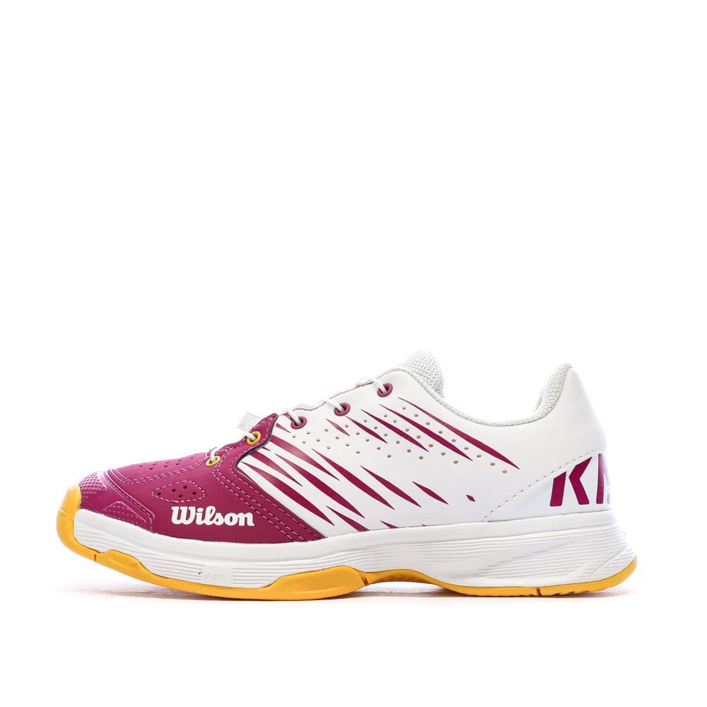 Chaussures de tennis Blanches/Roses Femme Wilson Kaos K 2.0 1