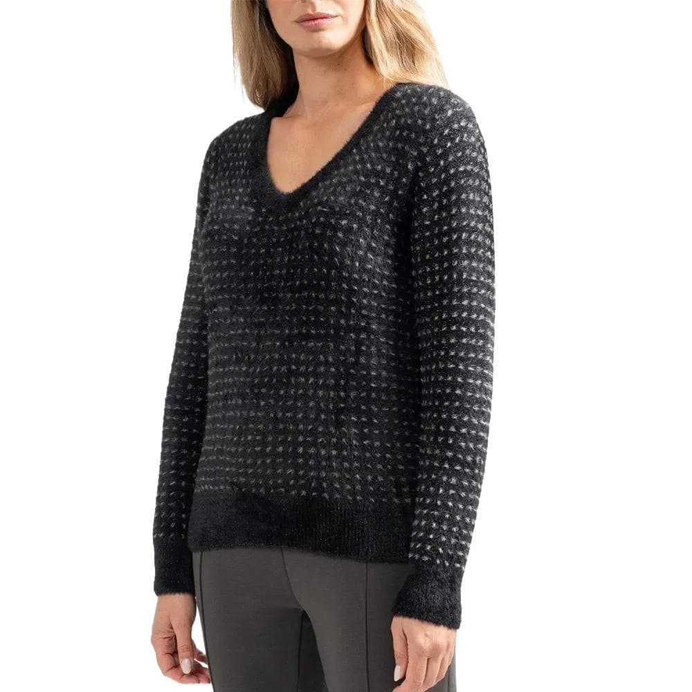 Pull Noir/Gris Femme Sun Valley ULBOK 1