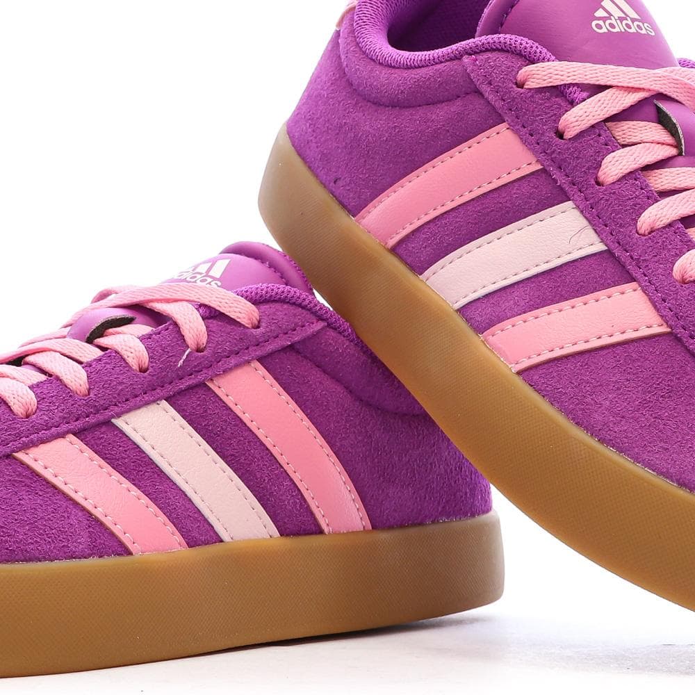 Baskets Violet Fille Adidas Court 3.0 K 7