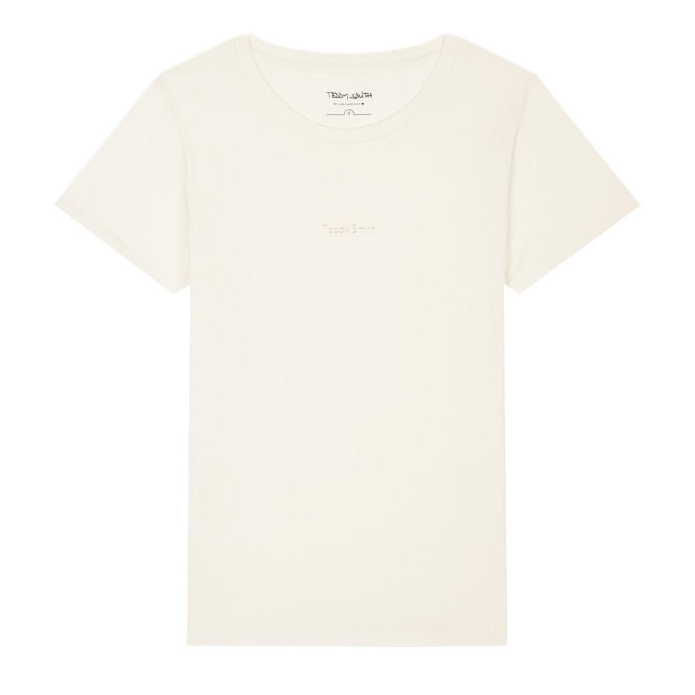 T-shirt Écru Fille Teddy Smith Ribelle 1