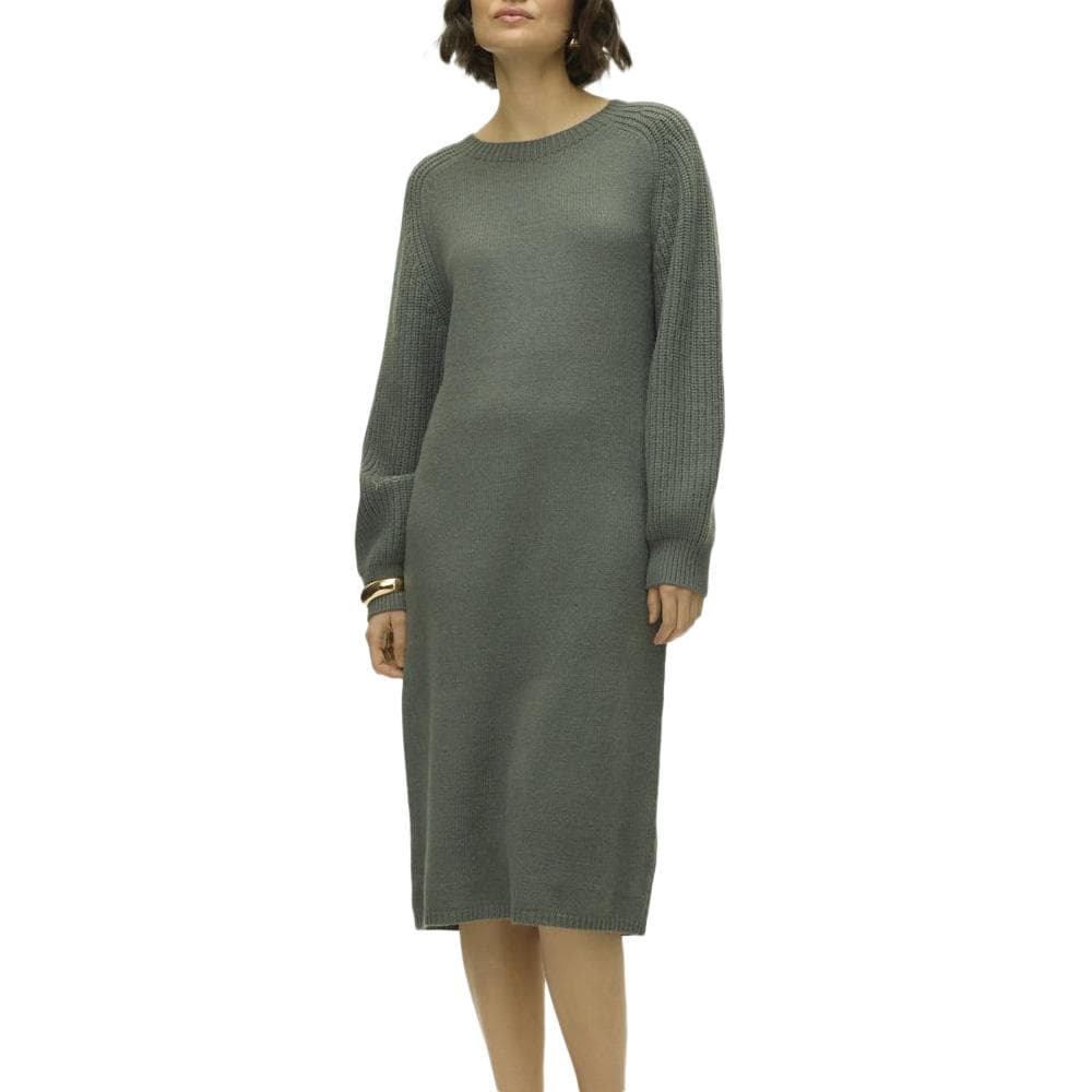 Robe Pull Verte Femme Vero Moda Enya 1