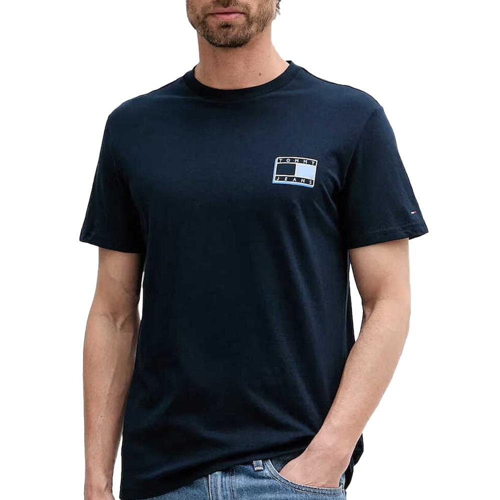 T-Shirt Marine Homme Tommy Hilfiger Color 1
