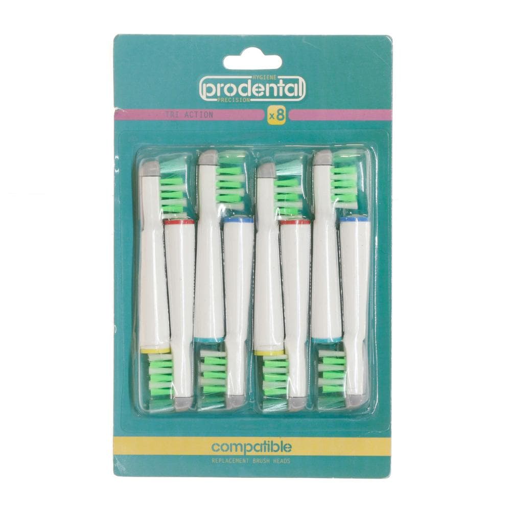 X8 Brossettes de Rechange Prodental Tri Action 1