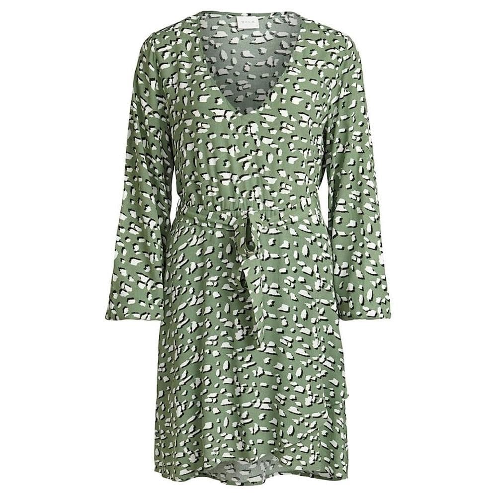 Robe Verte À motifs Femme Vila Viviska 1