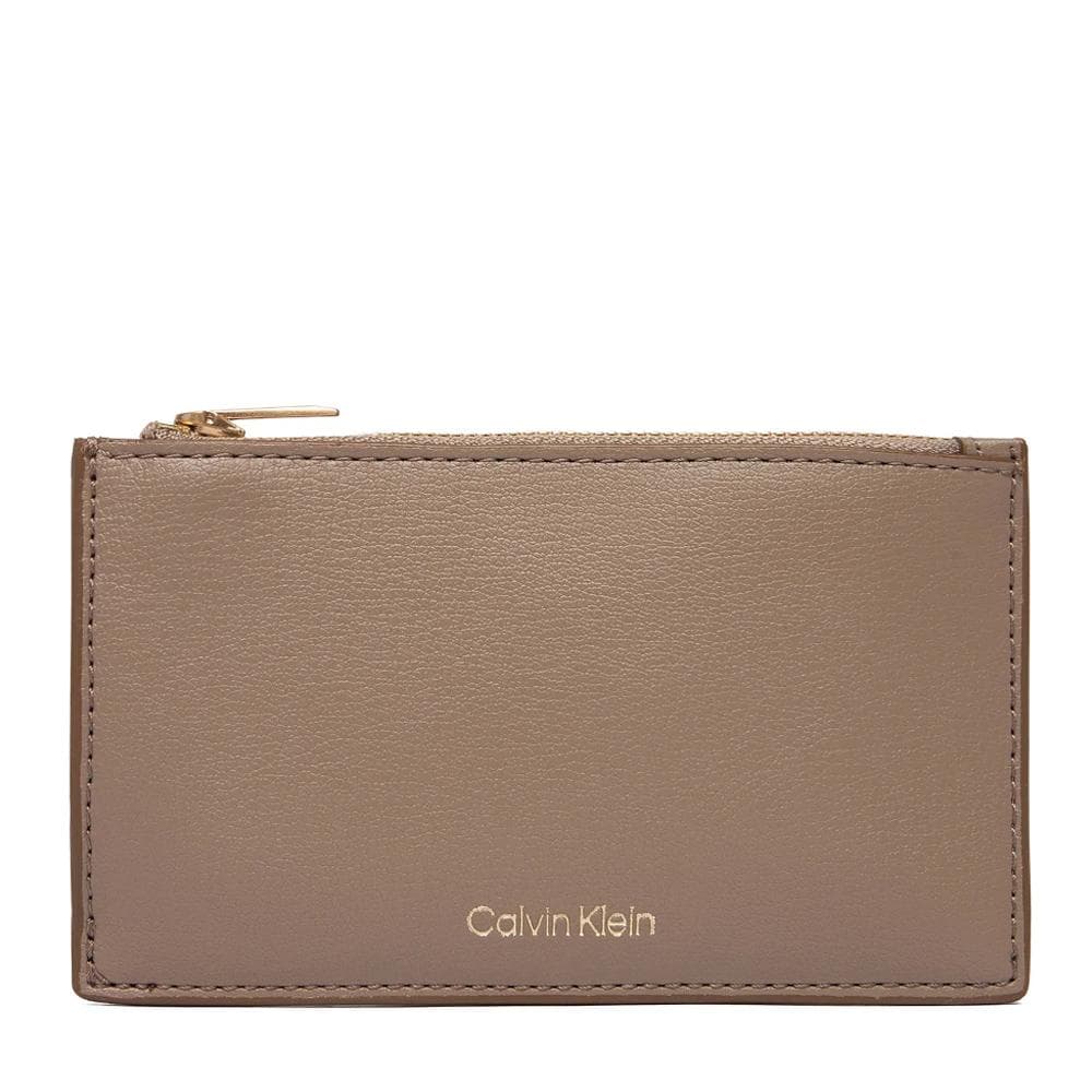 Portefeuille Beige Femme Calvin Klein Jeans Foil Top Zip 1