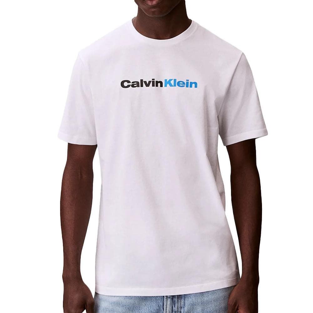 T-Shirt Blanc Homme Calvin Klein Jeans 30s Eu Wholesale 1