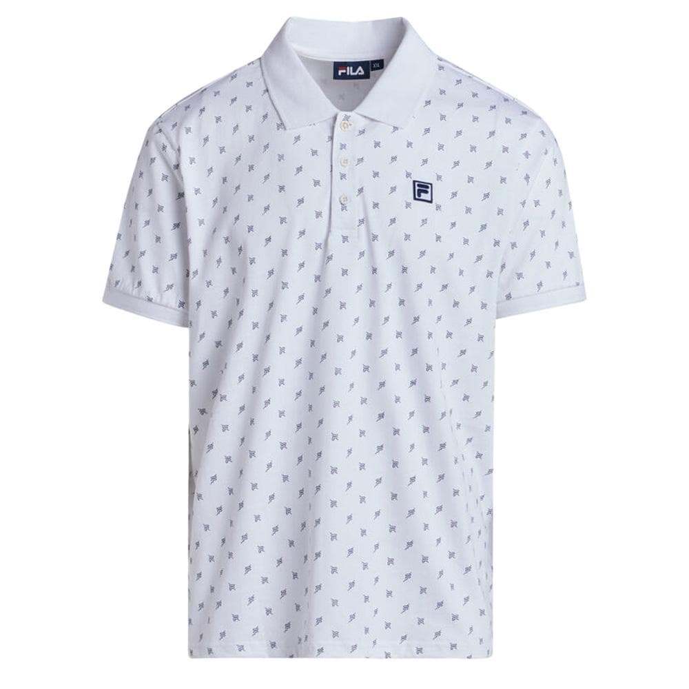 Polo Blanc Homme Fila Hart Faded 1