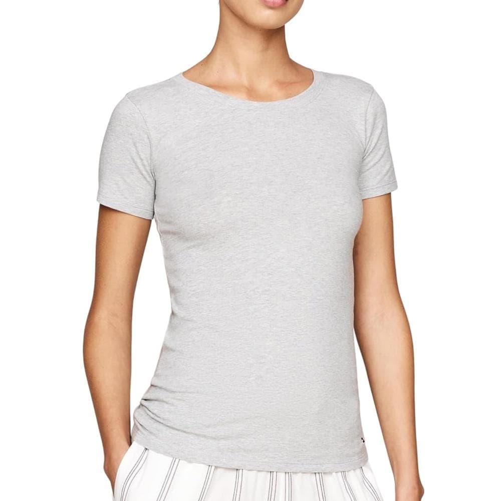 Lot de 2 T-shirts Blanc/Gris Femme Tommy Hilfiger Sky 2