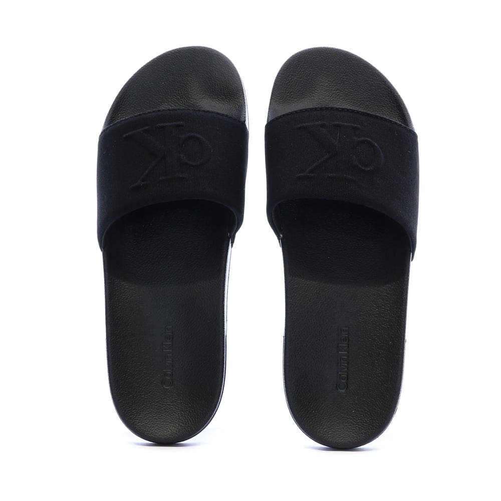 Claquettes Noires Homme Calvin Klein Jeans Slide 3