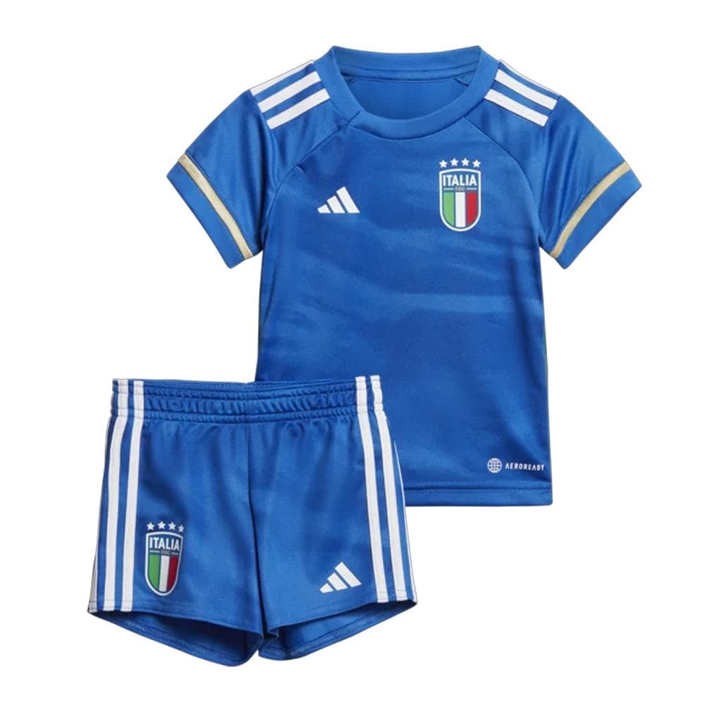 Italie Mini-Kit Domicile Bleu Enfant Adidas 1