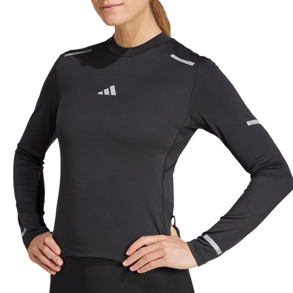 T-Shirt de Running Noir Femme Adidas Ultimate 1