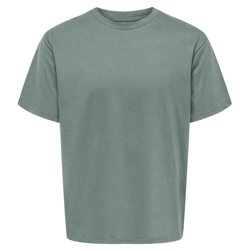 T-shirt Vert D'eau Homme Only & Sons Chinois 1