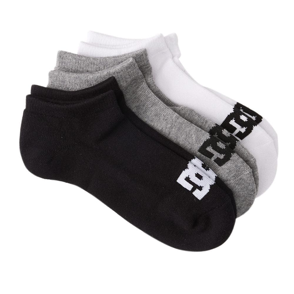 x3 Paires de Chaussettes Noires/Blanc Dc shoes ADYA 1