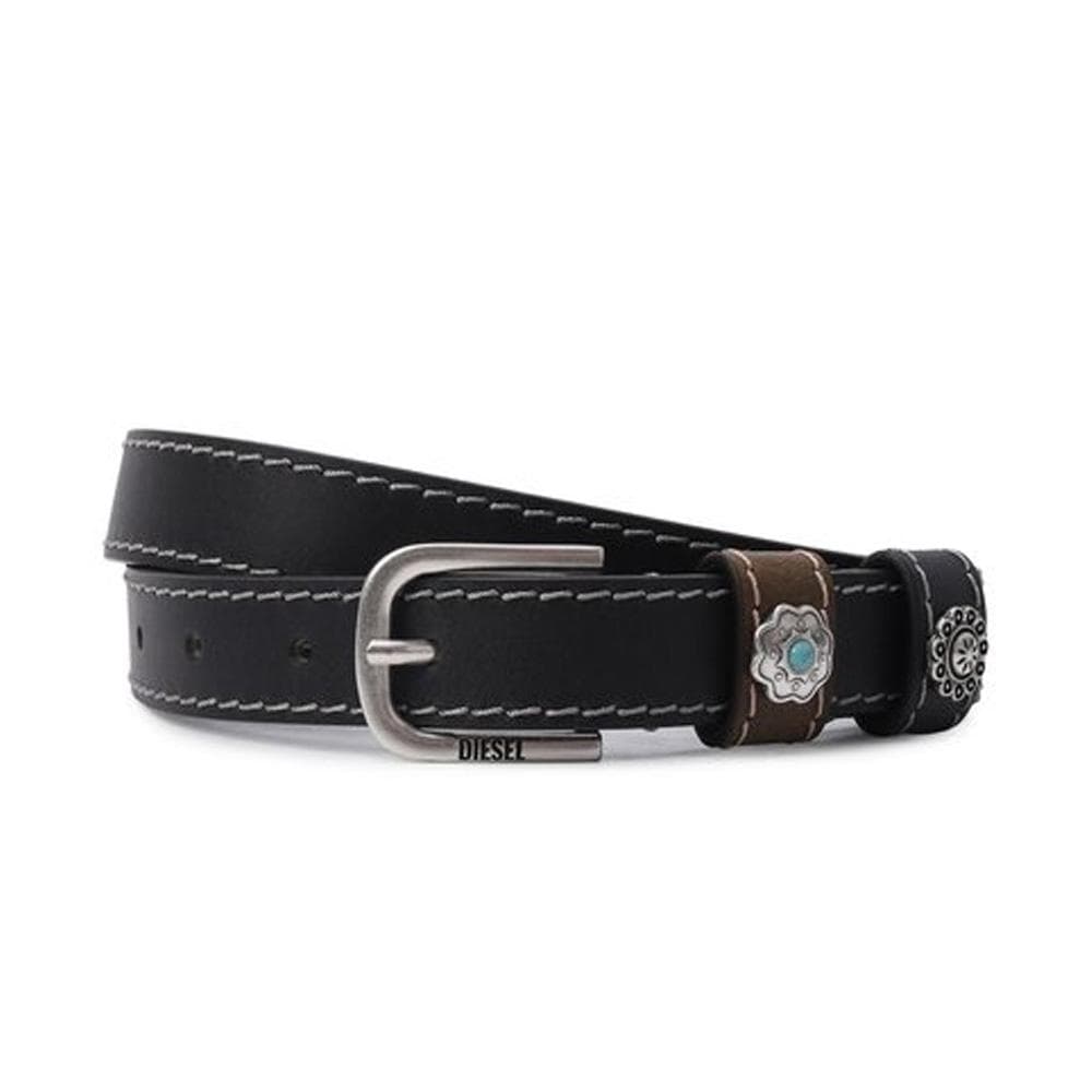 Ceinture Noire Femme Diesel B-texa Belt - T 1