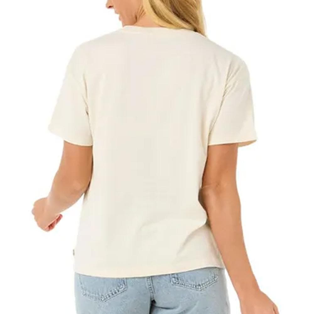 T-Shirt Écru Femme Rip Curl Sun & Sea Relaxed 2