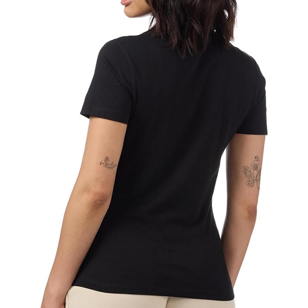 T-shirt Noir Femme Calvin Klein Jeans Printed 2