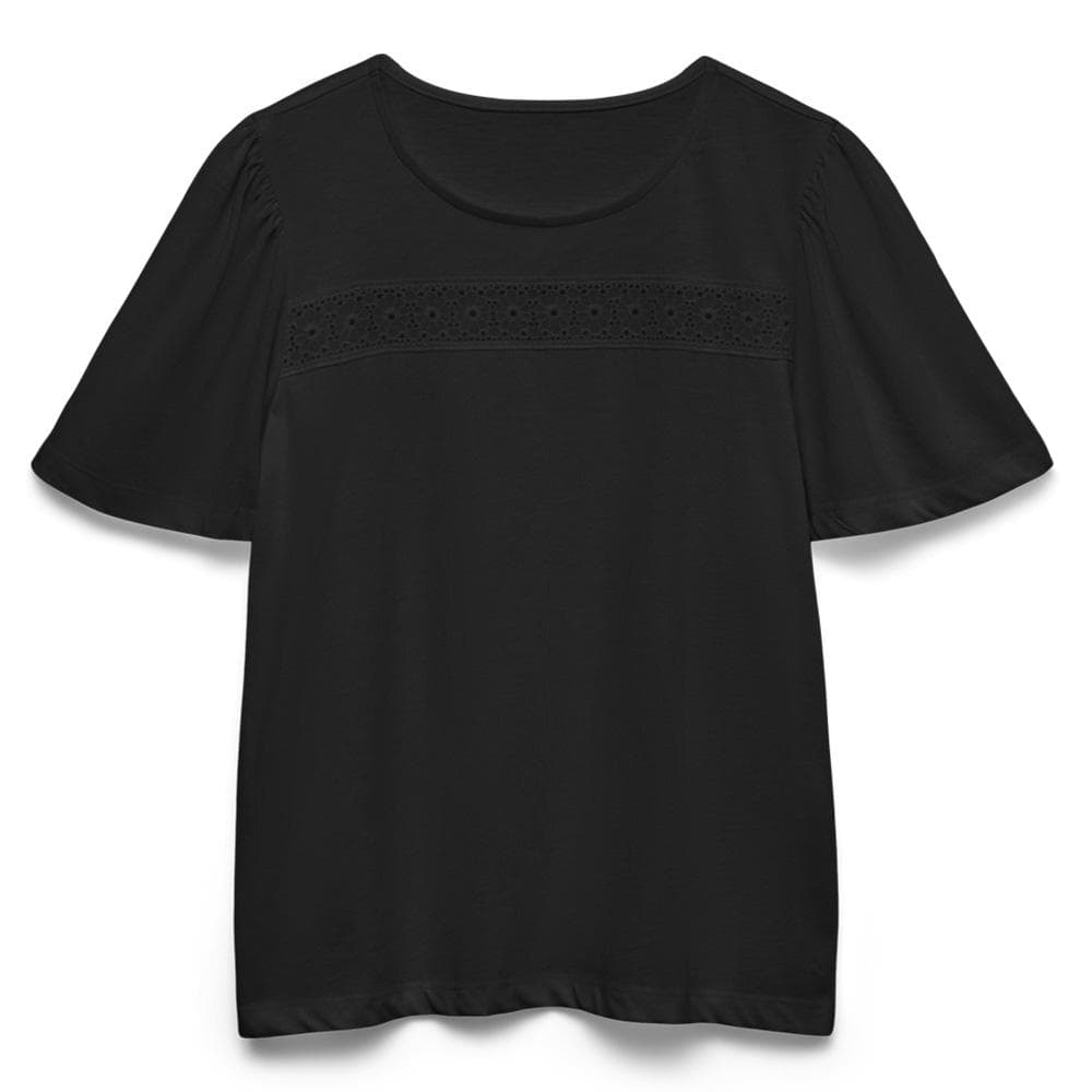T-Shirt Noir Femme Vero Moda Fomia 1