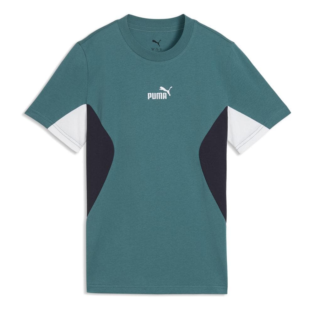 T-Shirt Vert Garçon Puma Ess Block 1
