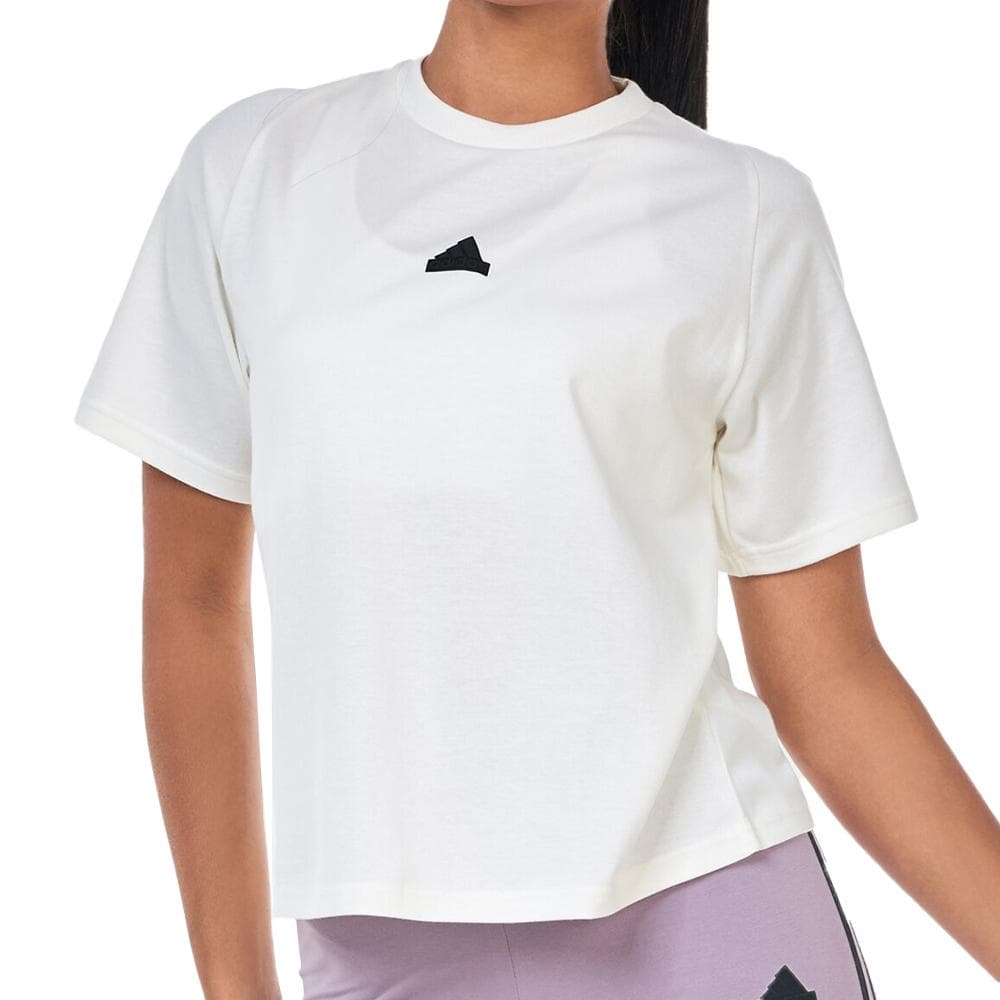 T-shirt Blanc Femme Adidas IS3920 1