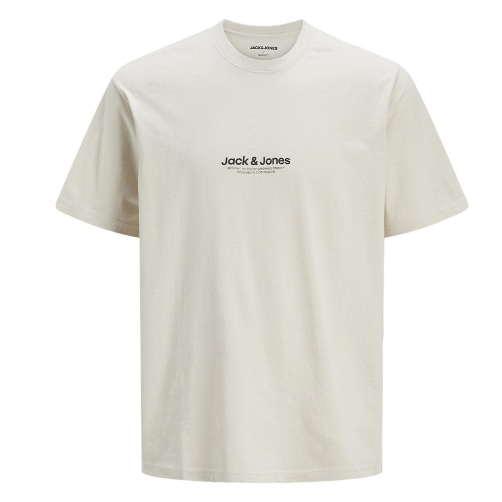 T-shirt Beige Homme Jack & Jones Whvesterbro 1