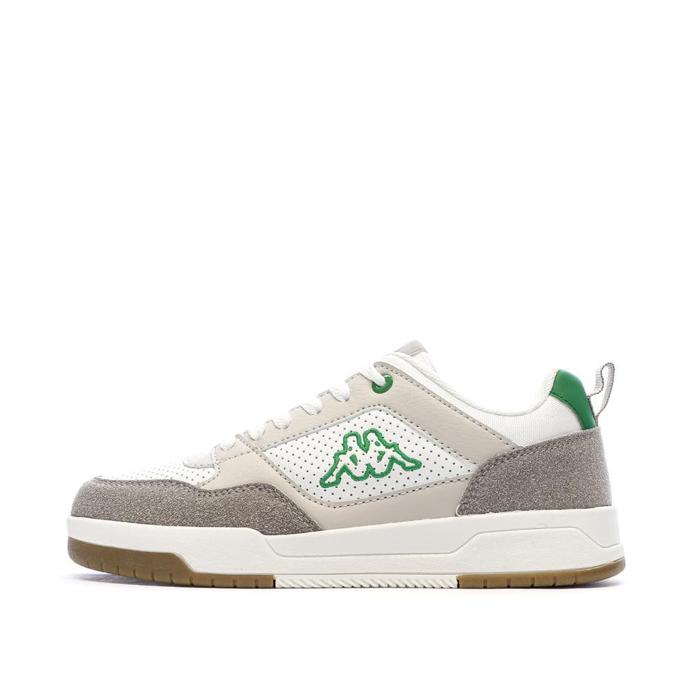 Baskets Blanc/Vert Garçon Kappa Logo Manis 1