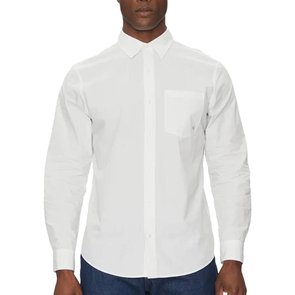 Chemise Blanche Homme Calvin Klein Jeans Poplin 1