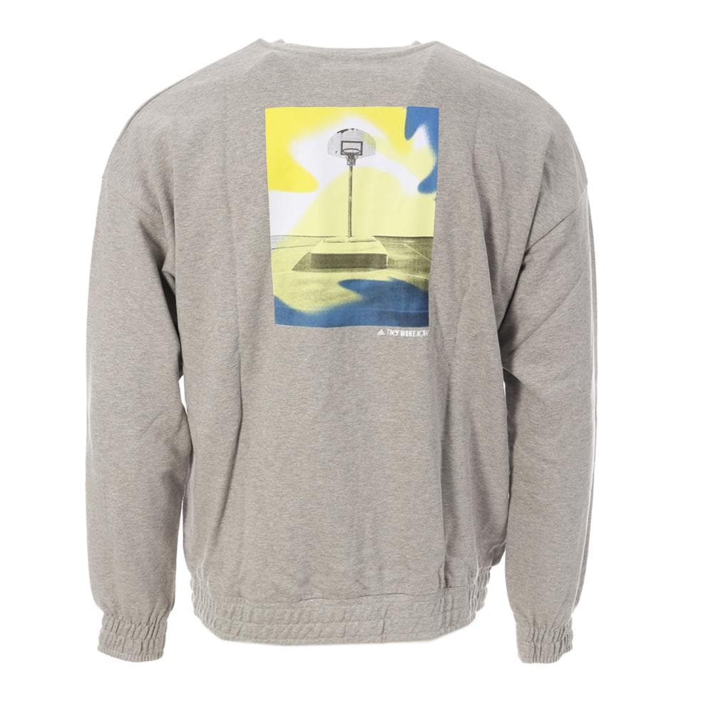Sweat Gris Homme Adidas Alba 2