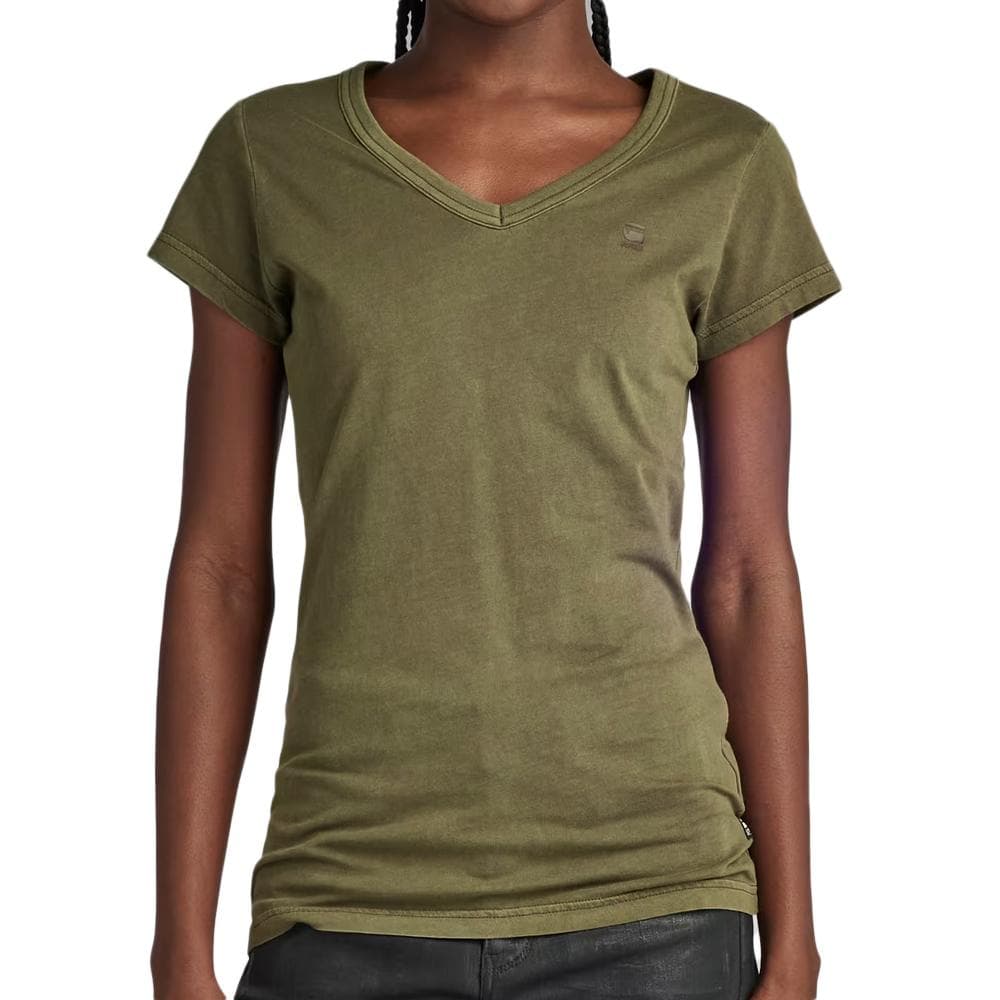 T-shirt Kaki Femme G-Star Raw Eyben D21314 1