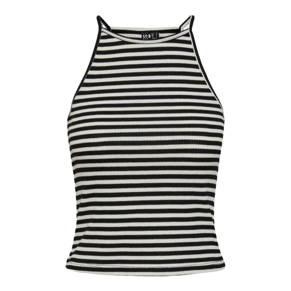 Top Noir/Blanc Femme Pieces Pcostina Strap 1