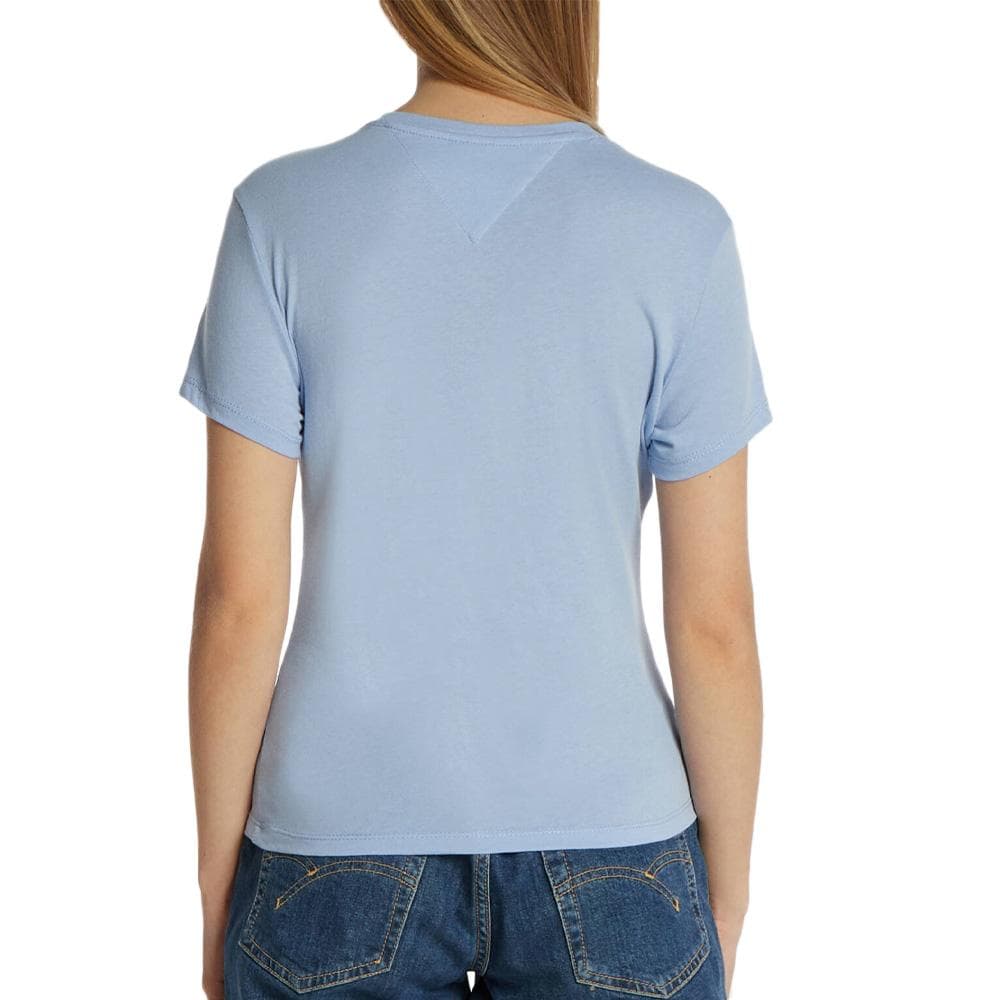 T-shirt Bleu Femme Tommy Hilfiger Essntl 3