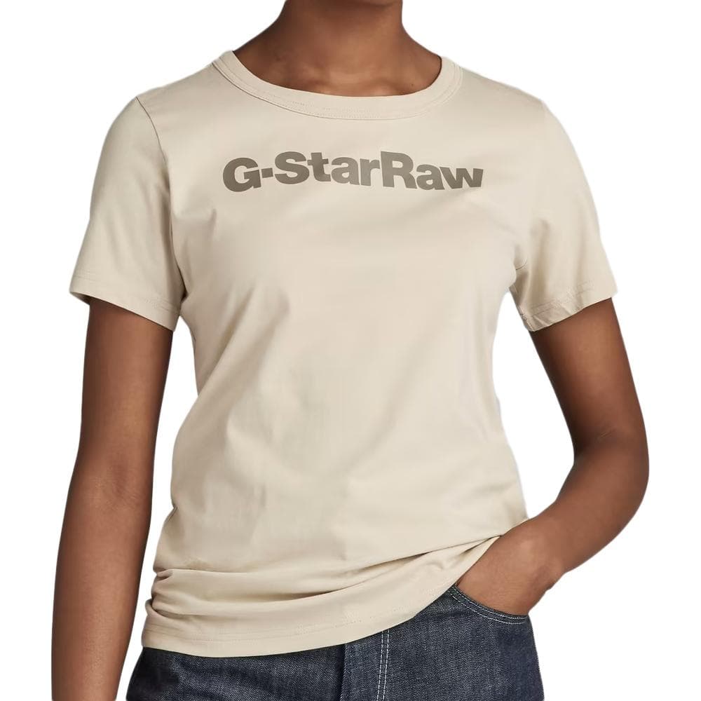 T-shirt Beige Femme G-Star Raw D23942 1