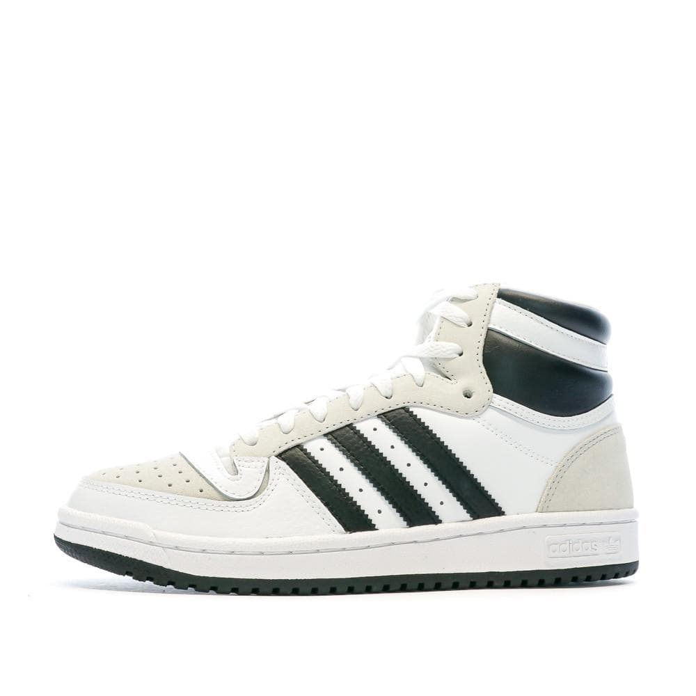 Baskets Blanche/Gris Homme Adidas Top Ten 1