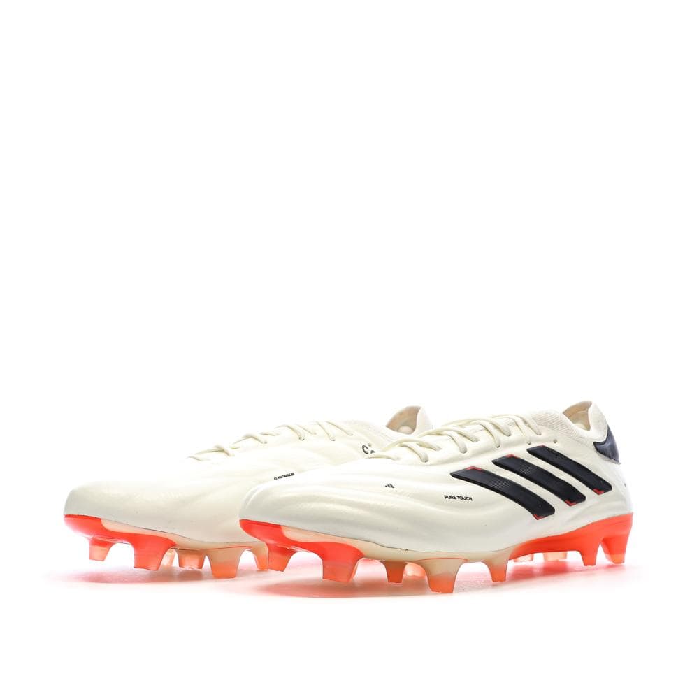 Chaussures de Foot Ecru/Orange Homme Adidas Copa Pure 2 Elite KT FG 6