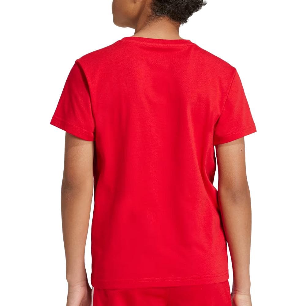 T-Shirt Rouge Mixte Adidas Trefoil 2