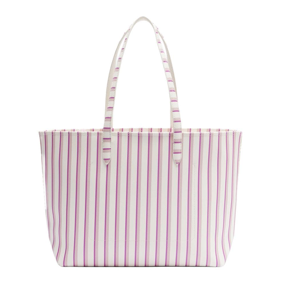 Sac Cabas Réversible Rose/Blanc Femme Lacoste Anna 2