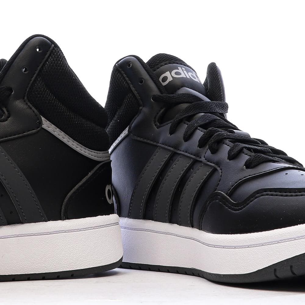 Baskets Noires Femme Adidas Hoops GW5456 7