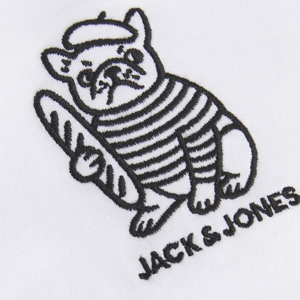 T-Shirt Blanc Homme Jack & Jones Jordog 3