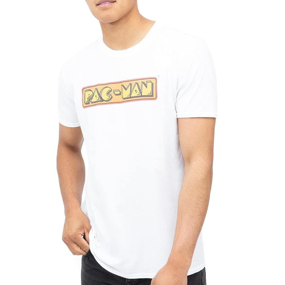 T-Shirt Blanc Homme Pac Man 2