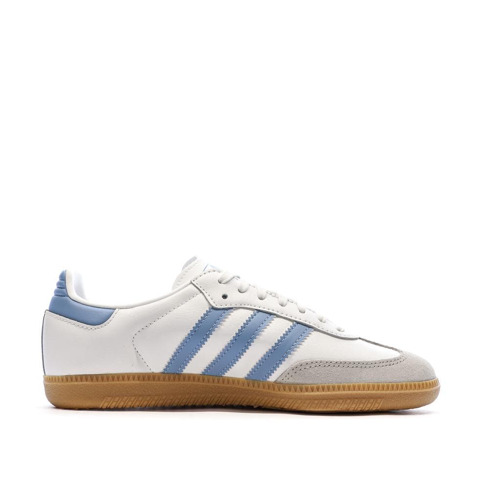 Baskets Blanc/Bleu Femme Adidas Samba 2