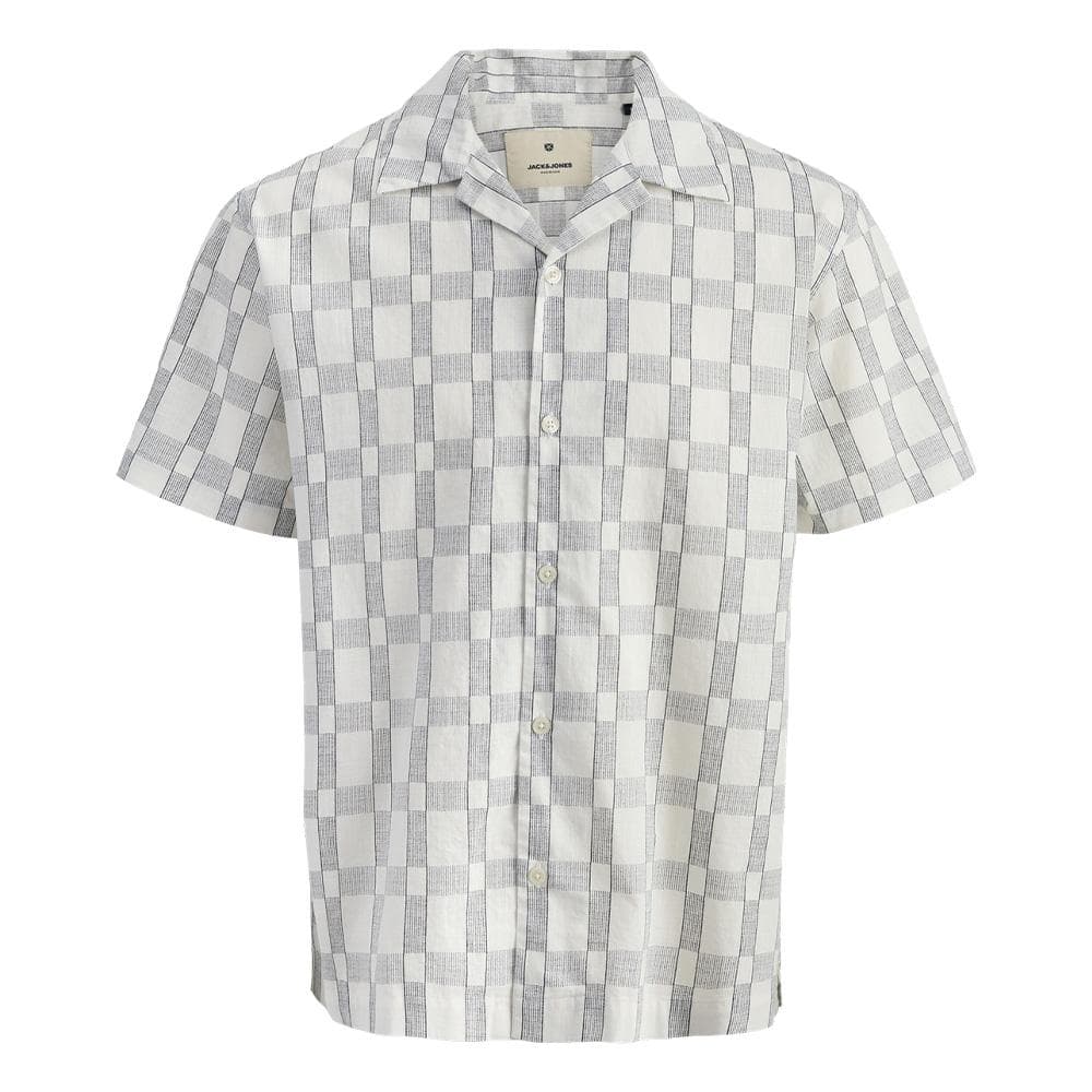 Chemise Blanc/Marine Homme Jack & Jones Kevin 1