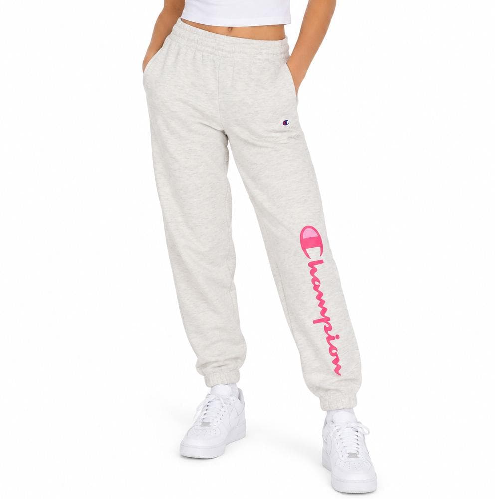 Jogging Gris Clair/Rose Fille Champion Signature 1
