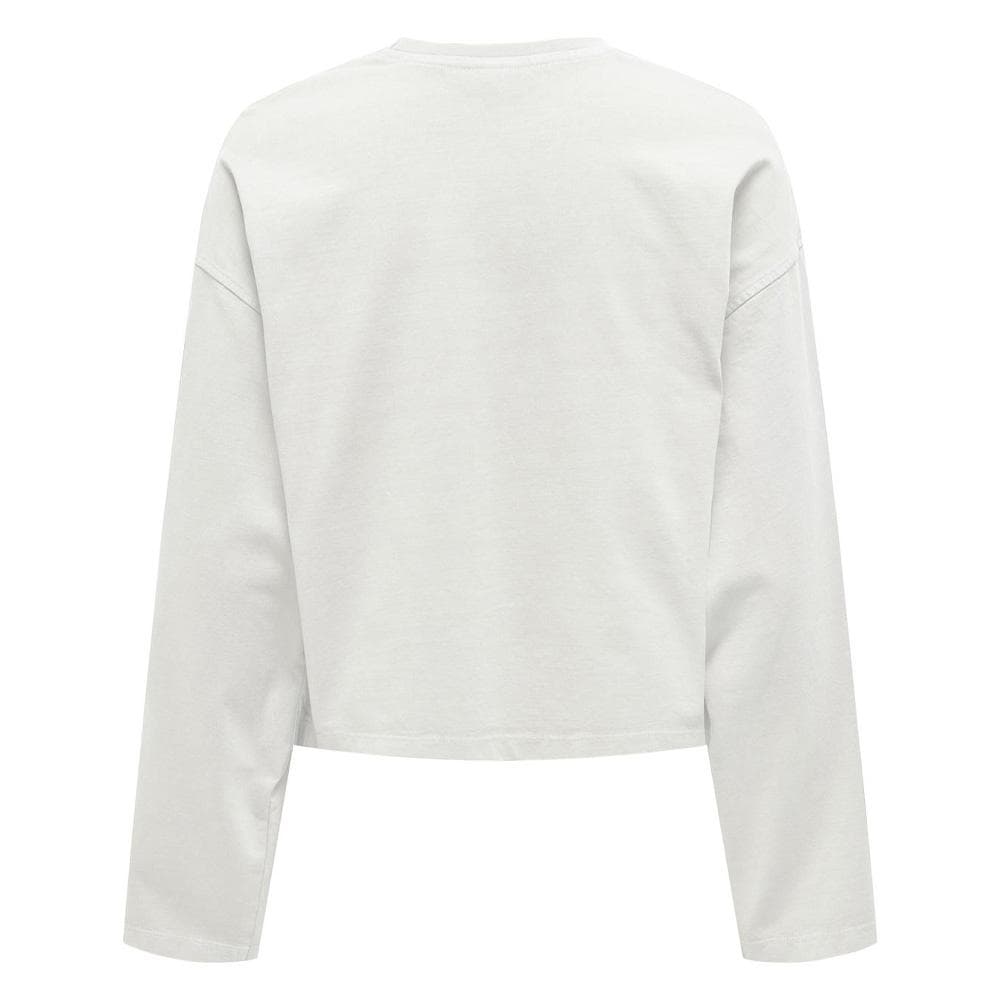 T-Shirt Manches Longues Blanc Femme JDY Washed 2