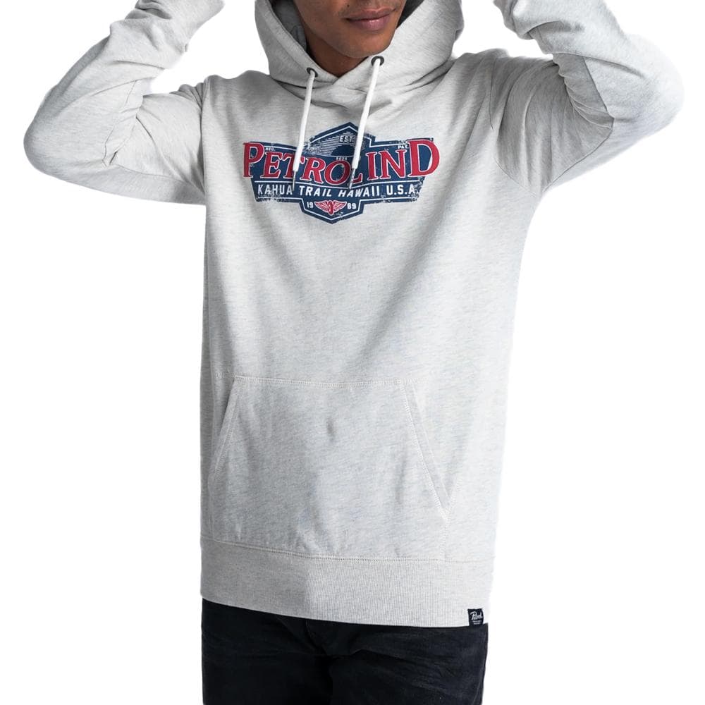 Sweat à Capuche Écru Homme Petrol Industries Hooded 1040 1